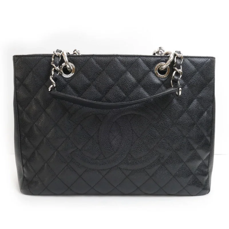 Handle bags with geometric patterns for modernity -Chanel Caviar Skin  Caviar Leather Tote Bag (Pre-Owned)