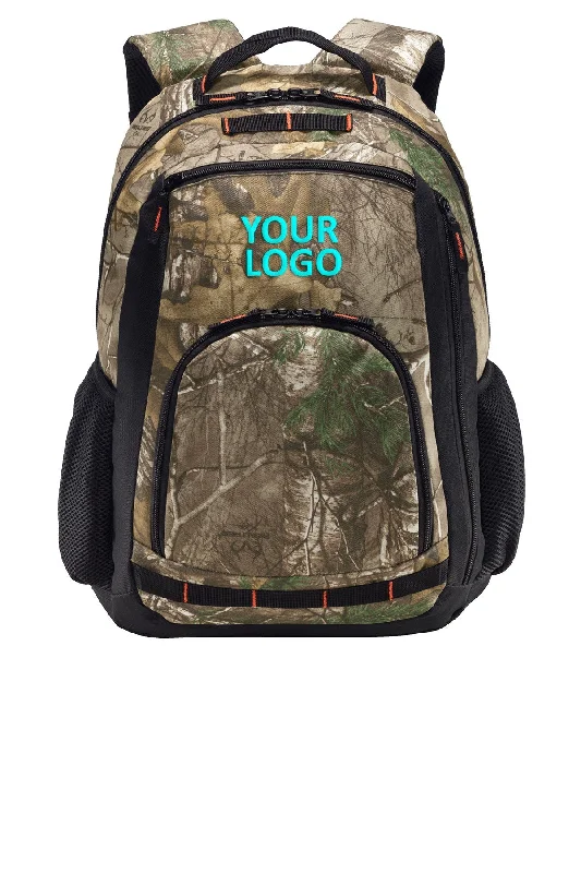 Premium backpack with lifetime warranty guarantee -Port Authority Camo Xtreme Custom Backpacks, Realtree Xtra/ Black