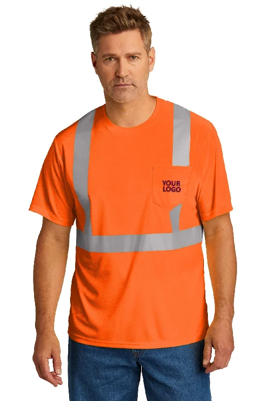 Lightweight hiking backpack for long mountain trails -CornerStone ANSI 107 Class 2 Mesh Custom Tee's, Safety Orange