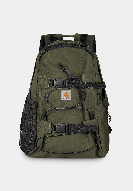 Tactical backpack with MOLLE webbing attachments -Carhartt WIP Kickflip Backpack, Office Green