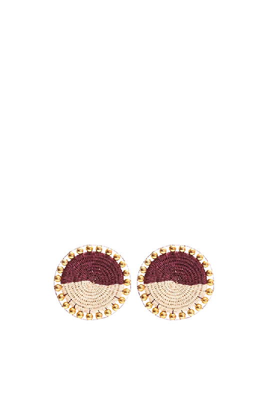 Round Drop Earrings for Classic -Sambu Maxi Earrings