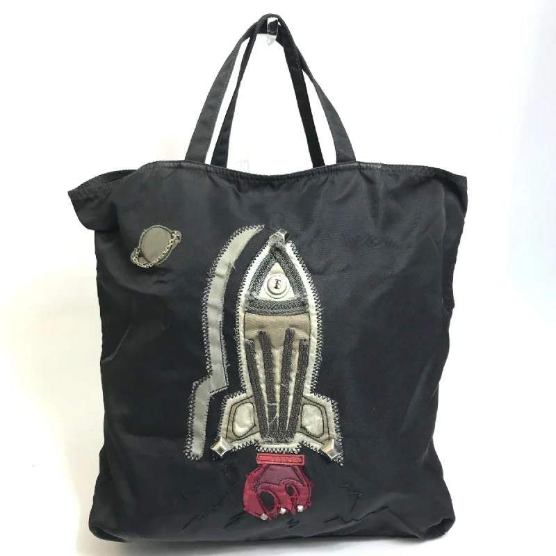 Handle bags with minimalist sleek silhouettes -Prada  Cloth Tote Bag (Pre-Owned)