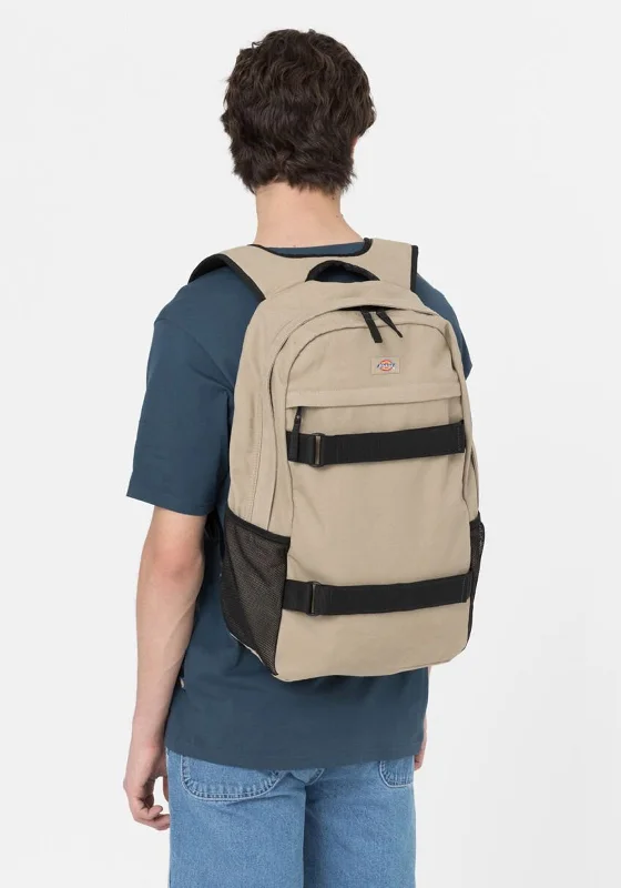 Multi-use backpack for gym and office needs -Dickies Duck Canvas Backpack, Desert Sand