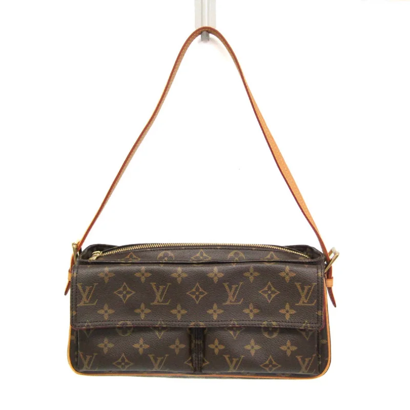 Durable handle bags for heavy-duty everyday use -Louis Vuitton Viva Cité  Canvas Shoulder Bag (Pre-Owned)