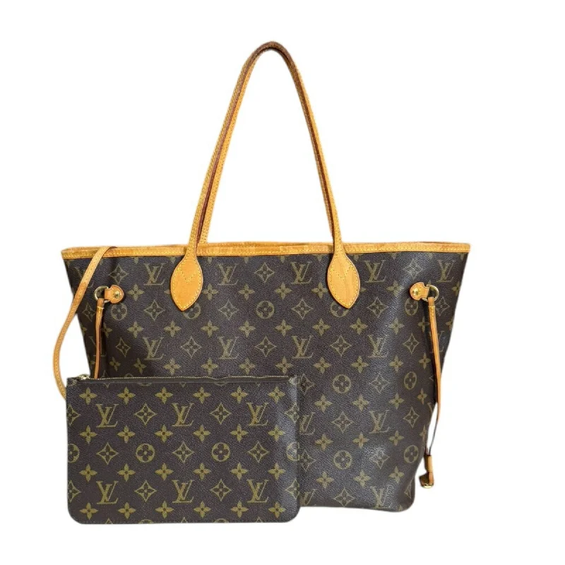 Handle bags with vintage vibes for nostalgia -Louis Vuitton  Mimosa Monogram Canvas Tote Bag (Pre-Owned)