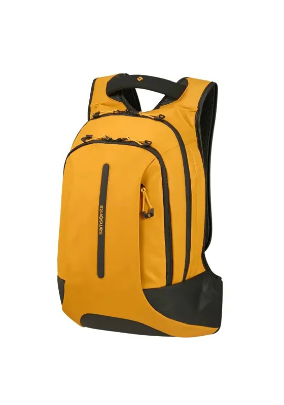 Sports gym backpack with shoe storage compartment -Samsonite Ecodiver M 15.6” Laptop Backpack, Yellow