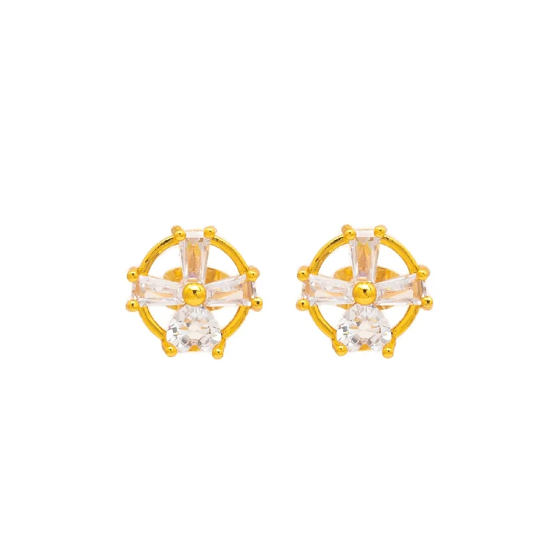 Oval Drop Earrings for Grace -Earrings- J0551115