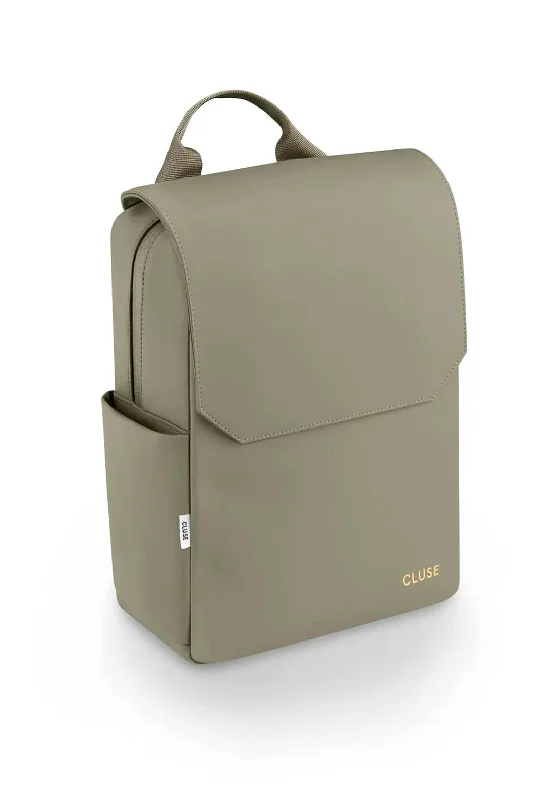 Roll-top backpack for versatile waterproof protection -Cluse Le Nuitée Petite Backpack, Light Green