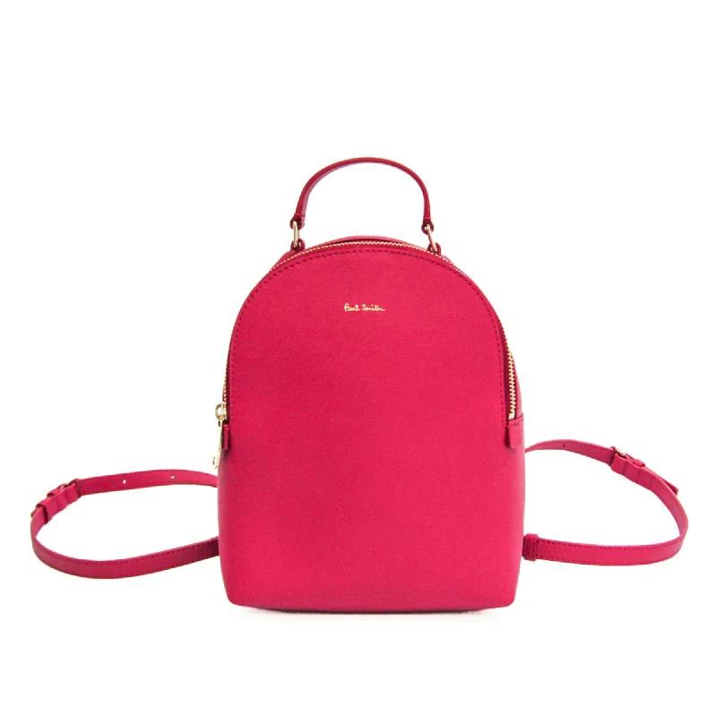 Handle bags with modern cutouts for style -Paul Smith  Leather Backpack (Pre-Owned)