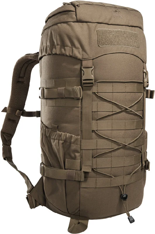 Breathable backpack for long-distance walking comfort -Tasmanian Tiger MIL OPS Pack 30 Coyote Tan 700D Cordura Backpack 7323346