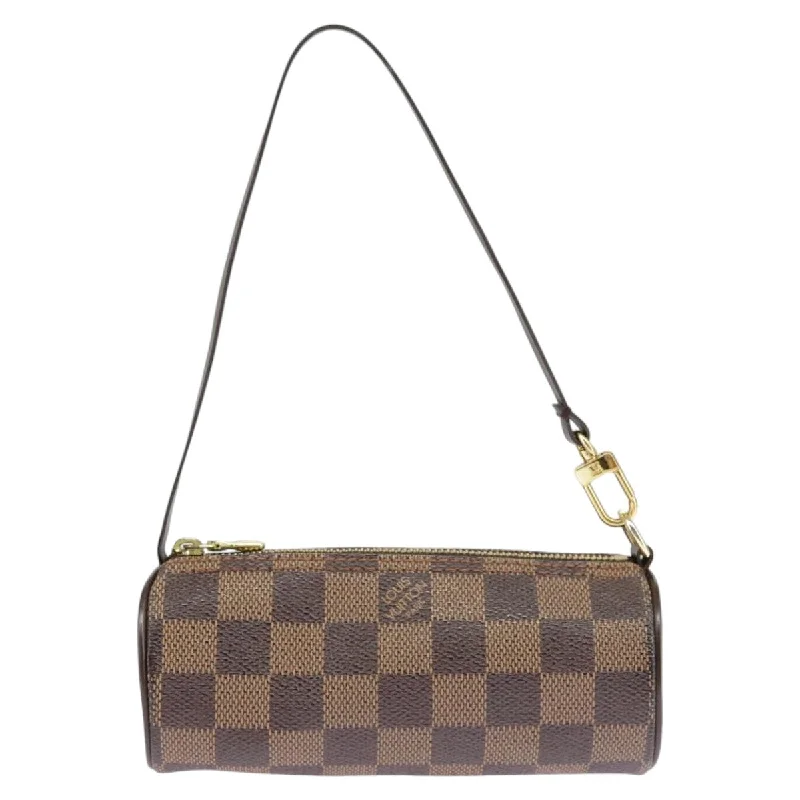 Handle bags with chevron designs for trend -Louis Vuitton Papillon  Canvas Clutch Bag (Pre-Owned)