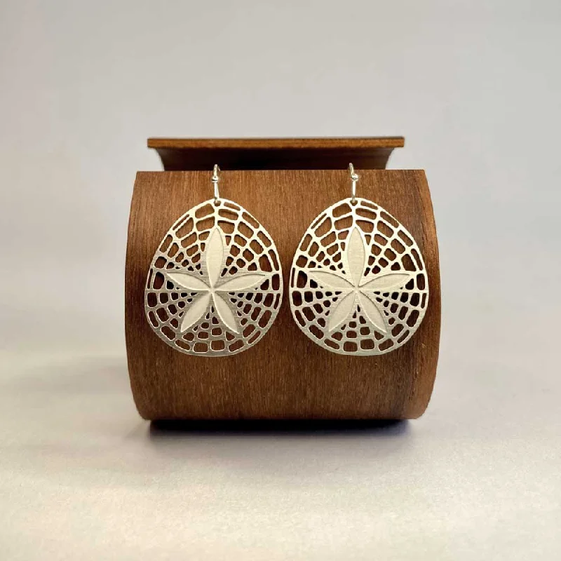 Drop Earrings for Birthday Celebration -Go Do Good Hook Earrings - Sand Dollar