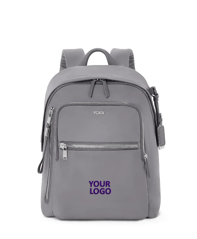 Ergonomic backpack for kids with back support -Tumi Halsey Custom Backpacks, Fog