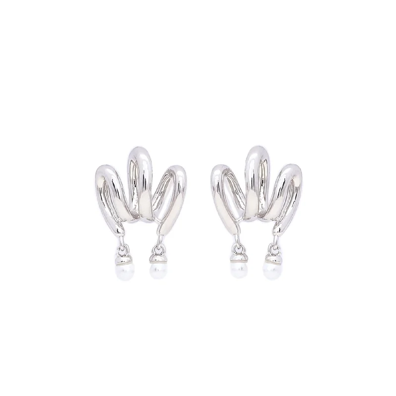 Lightweight Drop Earrings for All Day -Earrings-J0502216