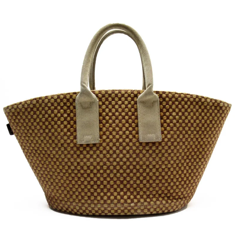 Vegan leather handle bags for eco-friendly chic -Hermes  Linen Handbag Tote Bag (Pre-Owned)