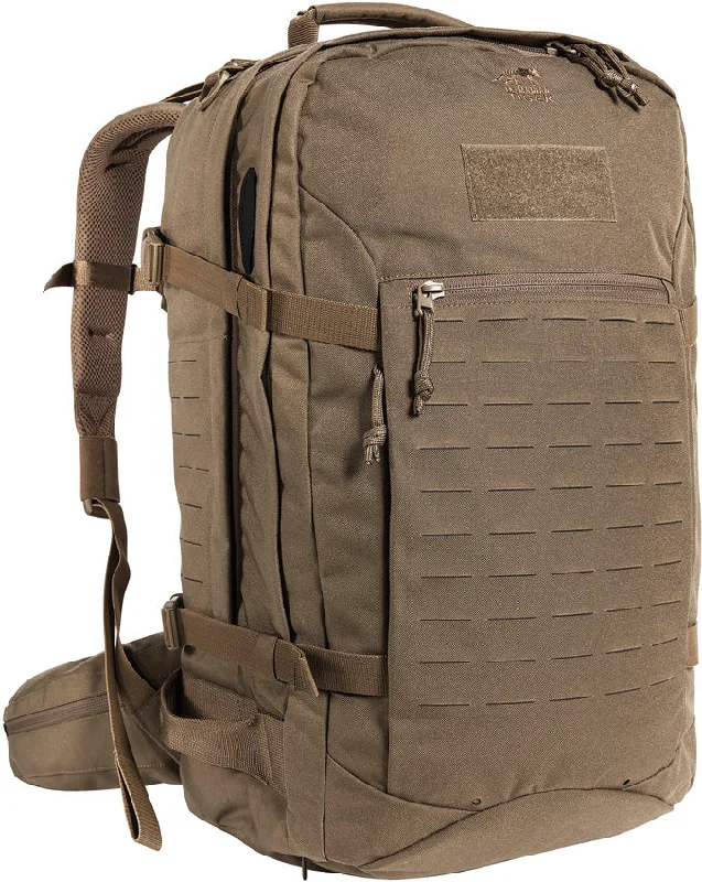 Padded shoulder backpack for comfortable long wear -Tasmanian Tiger Mission Pack MKII Coyote Tan Cordura Backpack 7599346