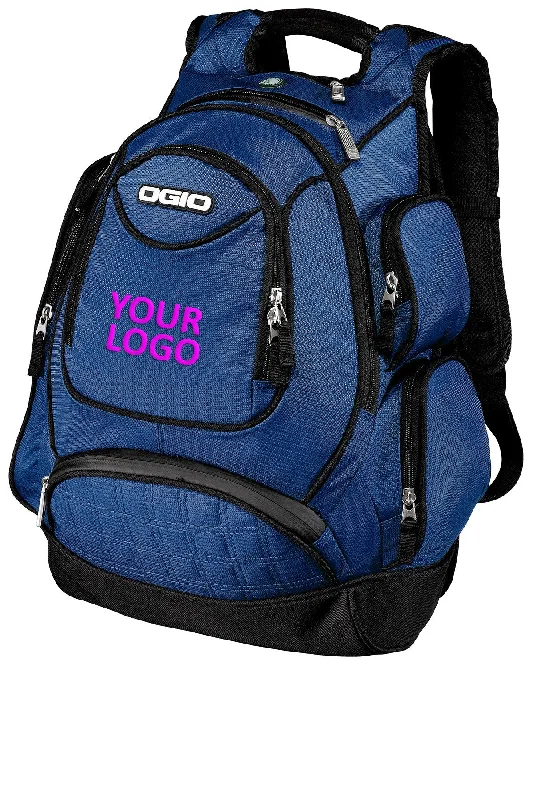 Stylish urban backpack for city lifestyle needs -OGIO Metro Customzied Backpacks, Indigo