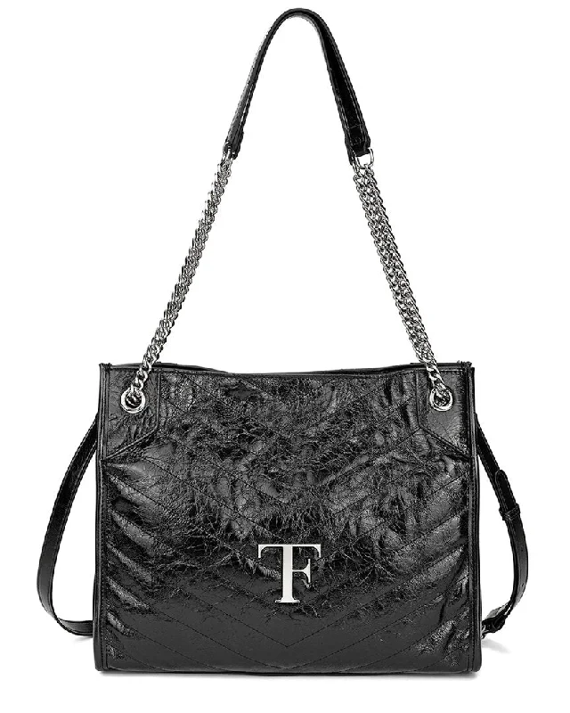 Handle bags with lightweight nylon for ease -Tiffany & Fred Paris Oil-Waxed Leather Tote