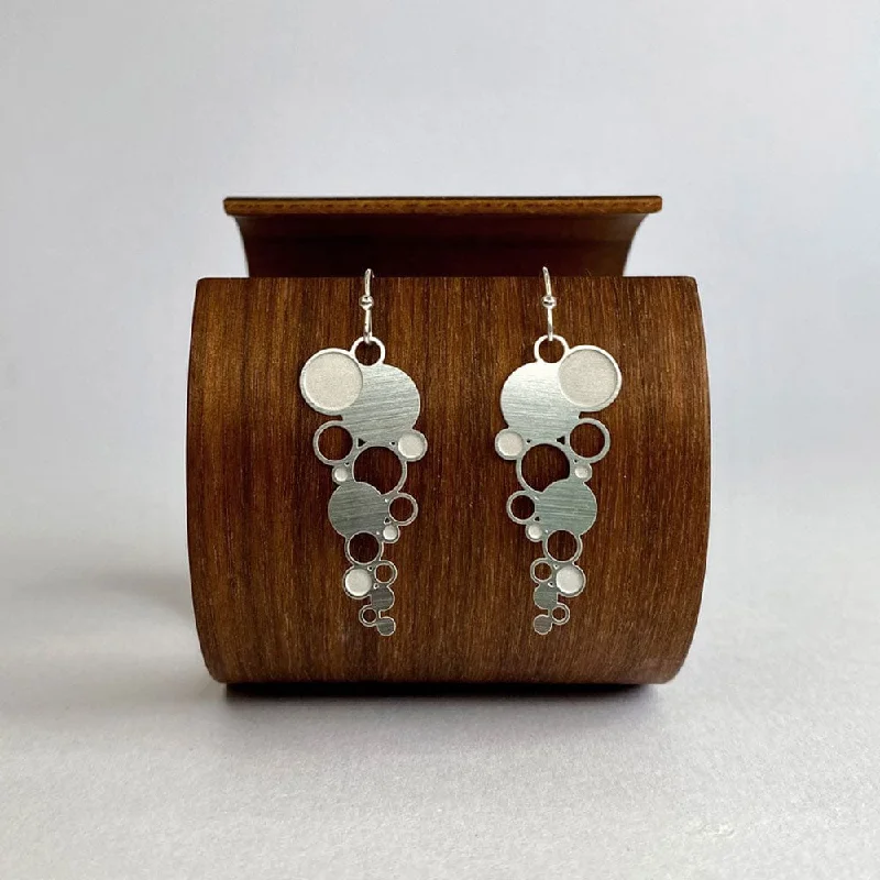 Push Back Drop Earrings for Convenience -Go Do Good Hook Earrings - Pearls of Wisdom