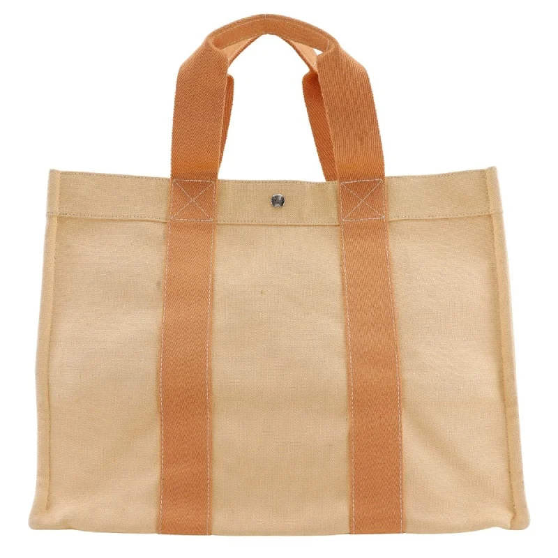 Handle bags with tropical prints for summer -Hermes Bora Bora  Canvas Tote Bag (Pre-Owned)