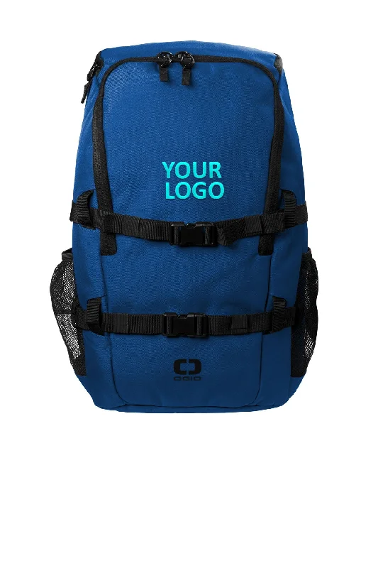 Ultralight backpack for minimalist backpacking trips -OGIO Street Customzied Backpacks, Force Blue