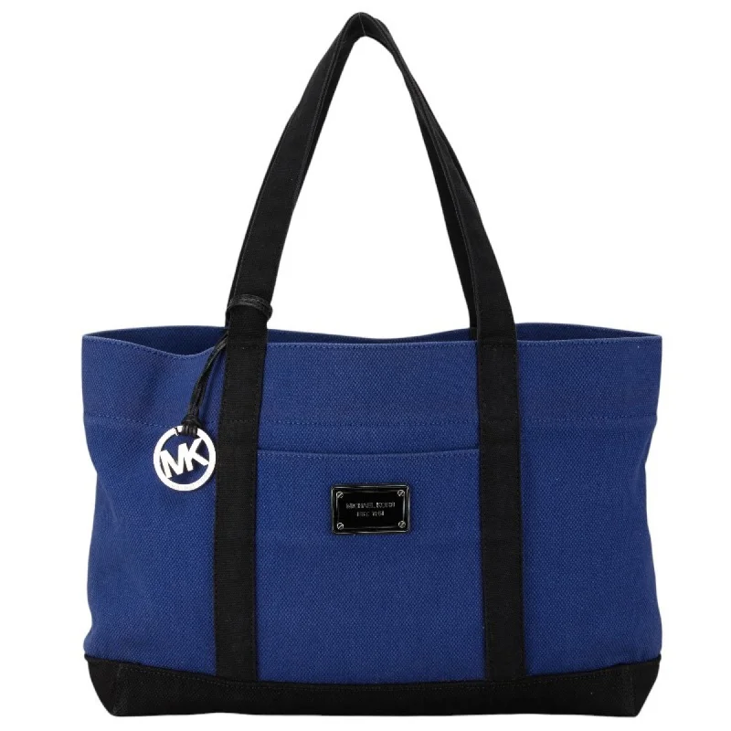 Handle bags with tie-dye patterns for fun -Michael Kors  blue Canvas Handbag Tote Bag (Pre-Owned)