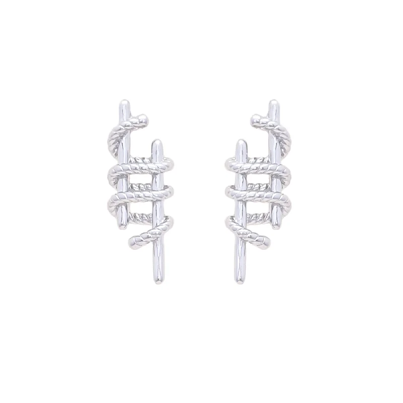 Magnetic Closure Drop Earrings for Easy -Earrings-J0501416