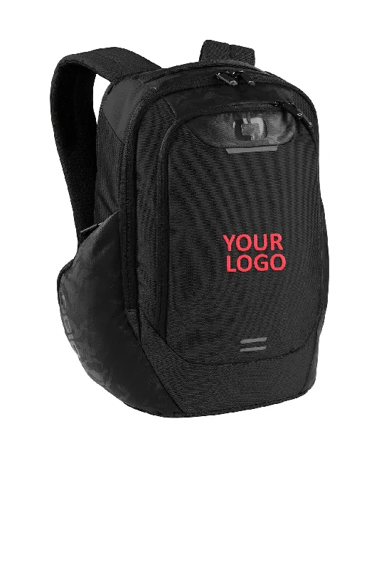 Lightweight daypack backpack for casual park strolls -OGIO Monolithic Customzied Backpacks, Black