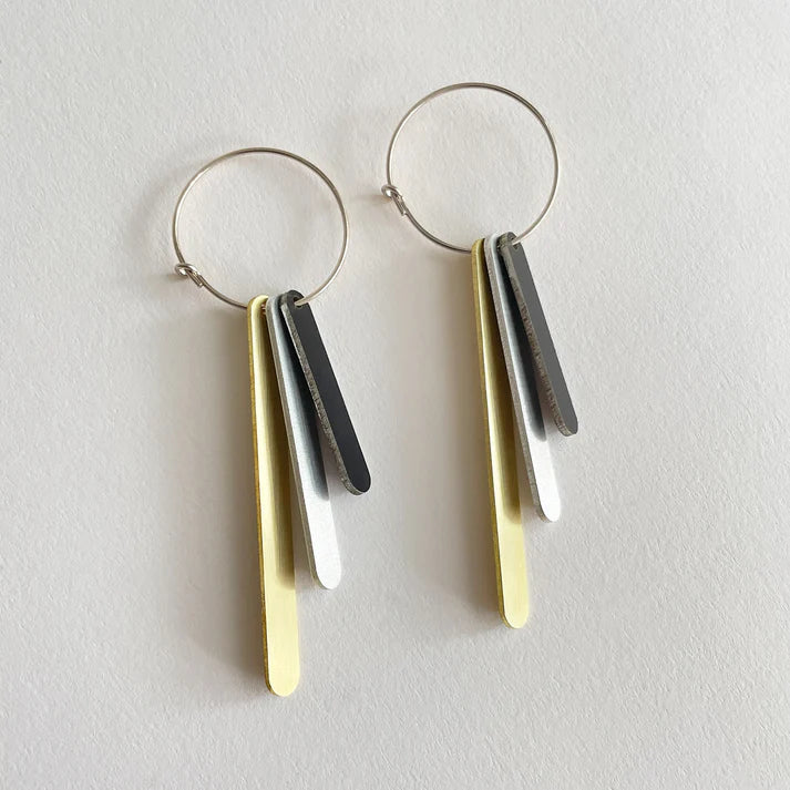 Oval Drop Earrings for Grace -Capsule drop earrings by Tom Pigeon