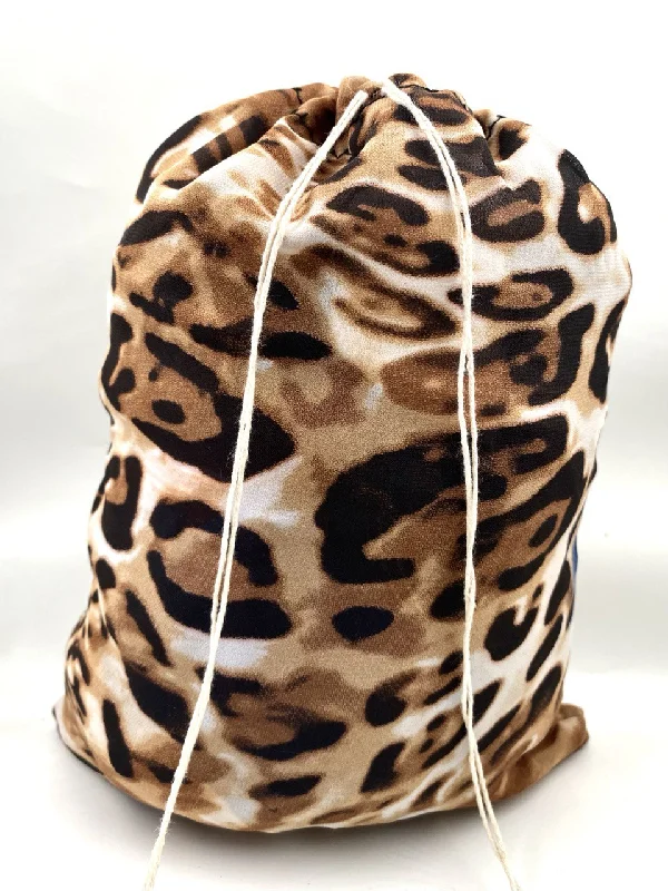 Sleek nylon backpack for lightweight travel ease -Tiger Stripes Pouch Bag