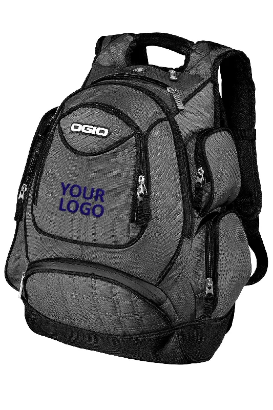 Mesh panel backpack for ventilated hiking comfort -OGIO Metro Customzied Backpacks, Petrol