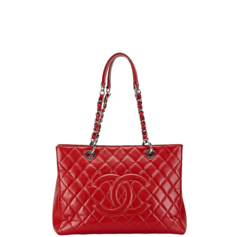 Handle bags with durable hemp for sustainability -Chanel  Caviar Leather Handbag Tote Bag (Pre-Owned)