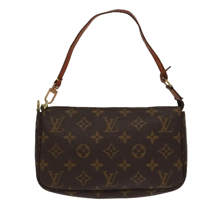 Handle bags with camouflage patterns for edge -Louis Vuitton Pochette Accessoire  Canvas Clutch Bag (Pre-Owned)