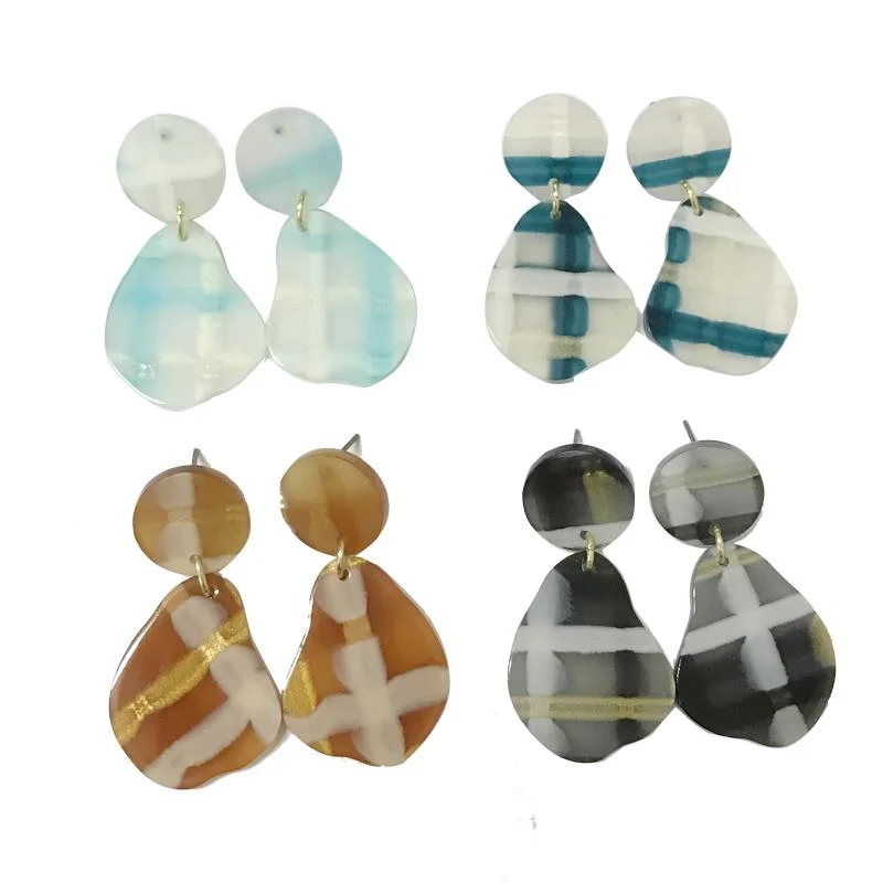 Drop Earrings for Mother's Day -Earrings - Cross Pattern -