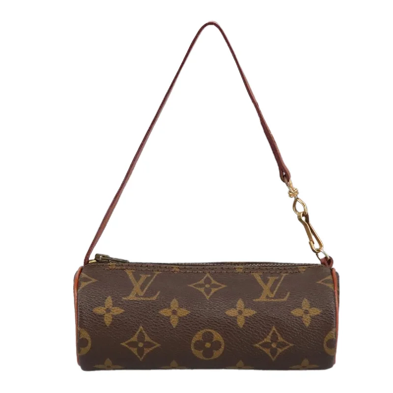 Handle bags with eco-friendly bamboo handles -Louis Vuitton Mini Baby Papillon  Canvas Clutch Bag (Pre-Owned)