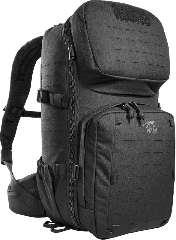 Stylish minimalist backpack for modern nomad life -Tasmanian Tiger Modular Combat Pack Black 7265040