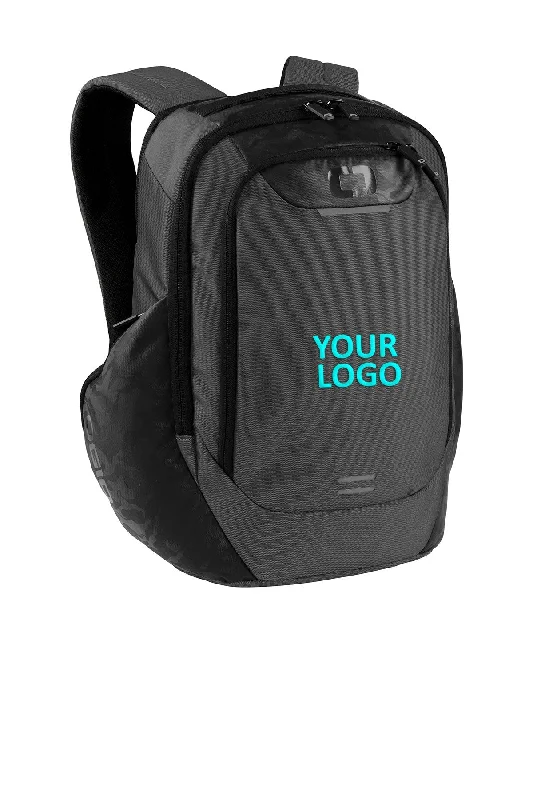 Durable travel backpack with reinforced stitching strength -OGIO Monolithic Customzied Backpacks, Tarmac