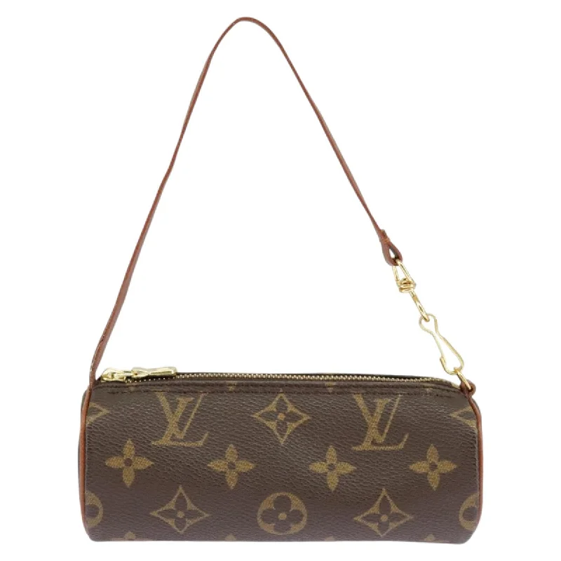 Handle bags with bold logos for branding -Louis Vuitton Papillon  Canvas Clutch Bag (Pre-Owned)