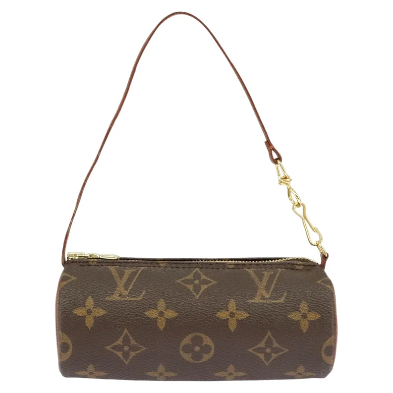 Handle bags with bold stripes for trendiness -Louis Vuitton Papillon  Canvas Clutch Bag (Pre-Owned)