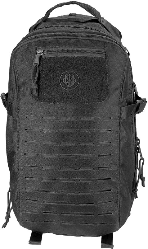 Reinforced bottom backpack for heavy load durability -Beretta Tactical Black 29L Capacity 11" Carrying Backpack 91593