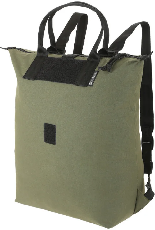 Outdoor survival backpack with emergency tool pockets -Maxpedition ROLLYPOLY Folding OD Green 15 Liter Totepack ZFTTPKG