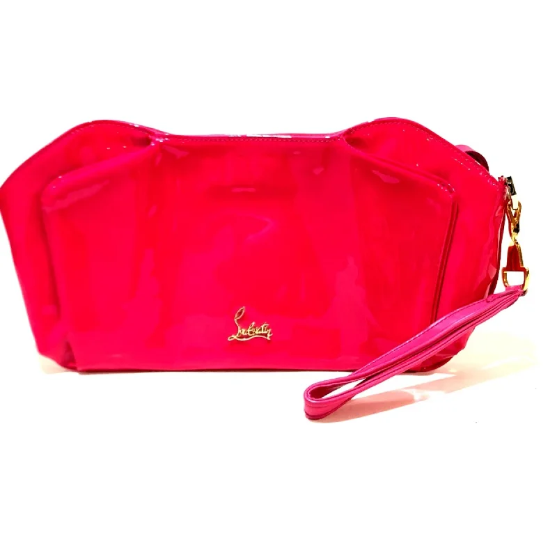 Handle bags with thick handles for support -Christian Louboutin  Leather Clutch Bag (Pre-Owned)