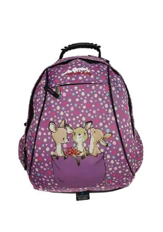 Breathable backpack for long-distance walking comfort -Ridge 53 Gemma Schoolbag, Purple