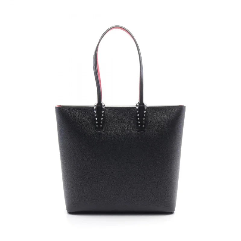 Handle bags with expandable sides for flexibility -Christian Louboutin  Leather Tote Bag