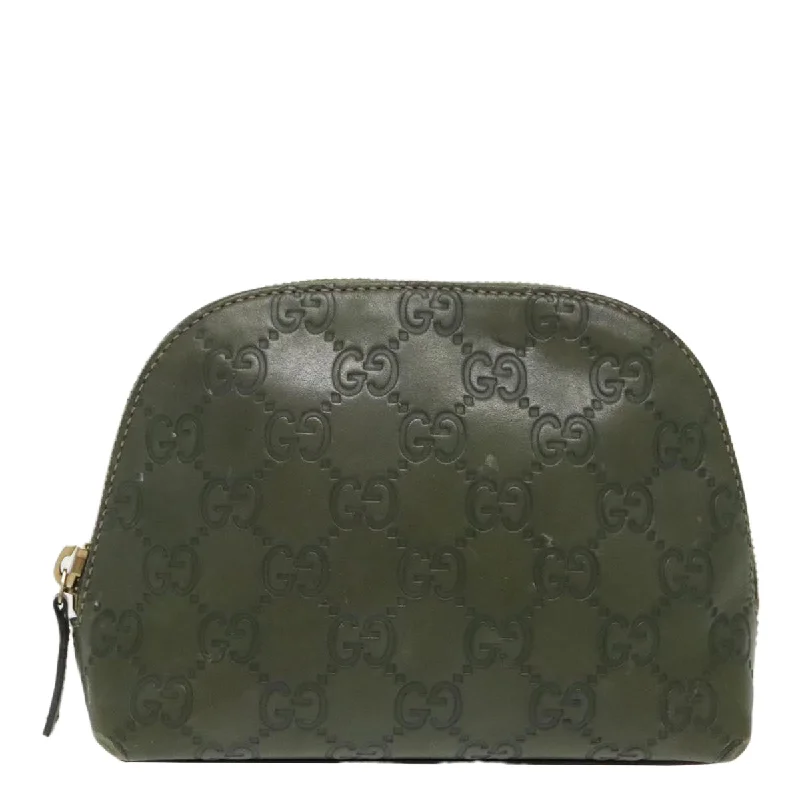 Handle bags with animal prints for flair -Gucci Guccissima  Leather Clutch Bag (Pre-Owned)