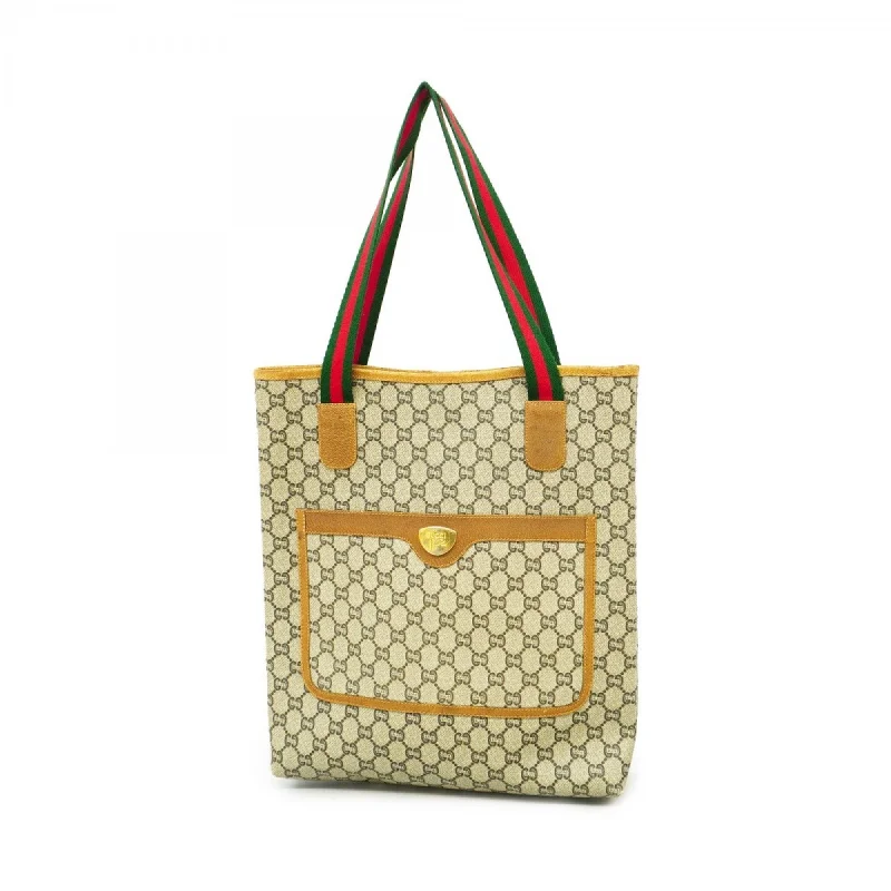 Handle bags with detachable pouches for versatility -Gucci  Pvc Tote Bag (Pre-Owned)