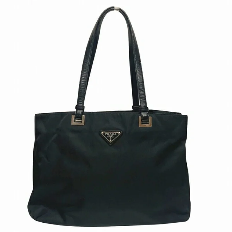 Handle bags with waterproof lining for protection -Prada  Leather Shoulder Bag Tote Bag (Pre-Owned)