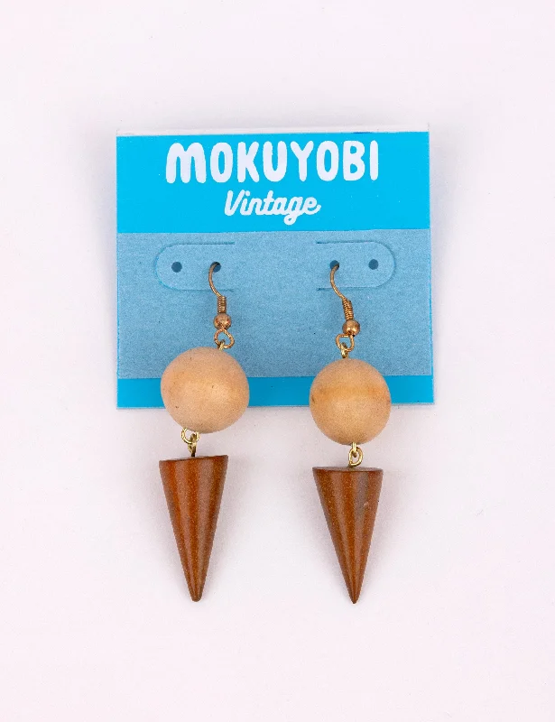 Short Drop Earrings for Subtle -Light Mannequin Vintage Earrings