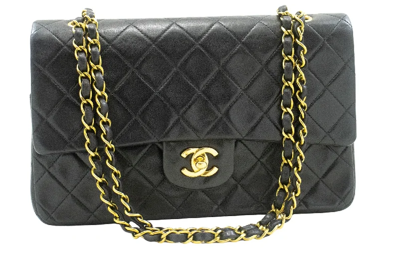 Handle bags with drawstring accents for style -Chanel  Leather Shoulder Bag (Pre-Owned)