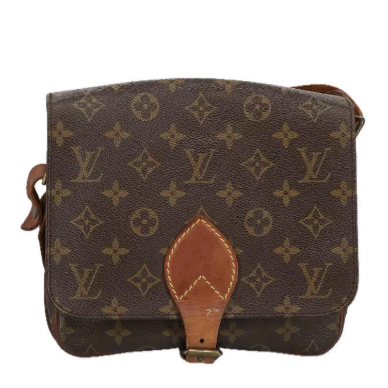 Handle bags with colorful handles for flair -Louis Vuitton Cartouchière  Canvas Shoulder Bag (Pre-Owned)